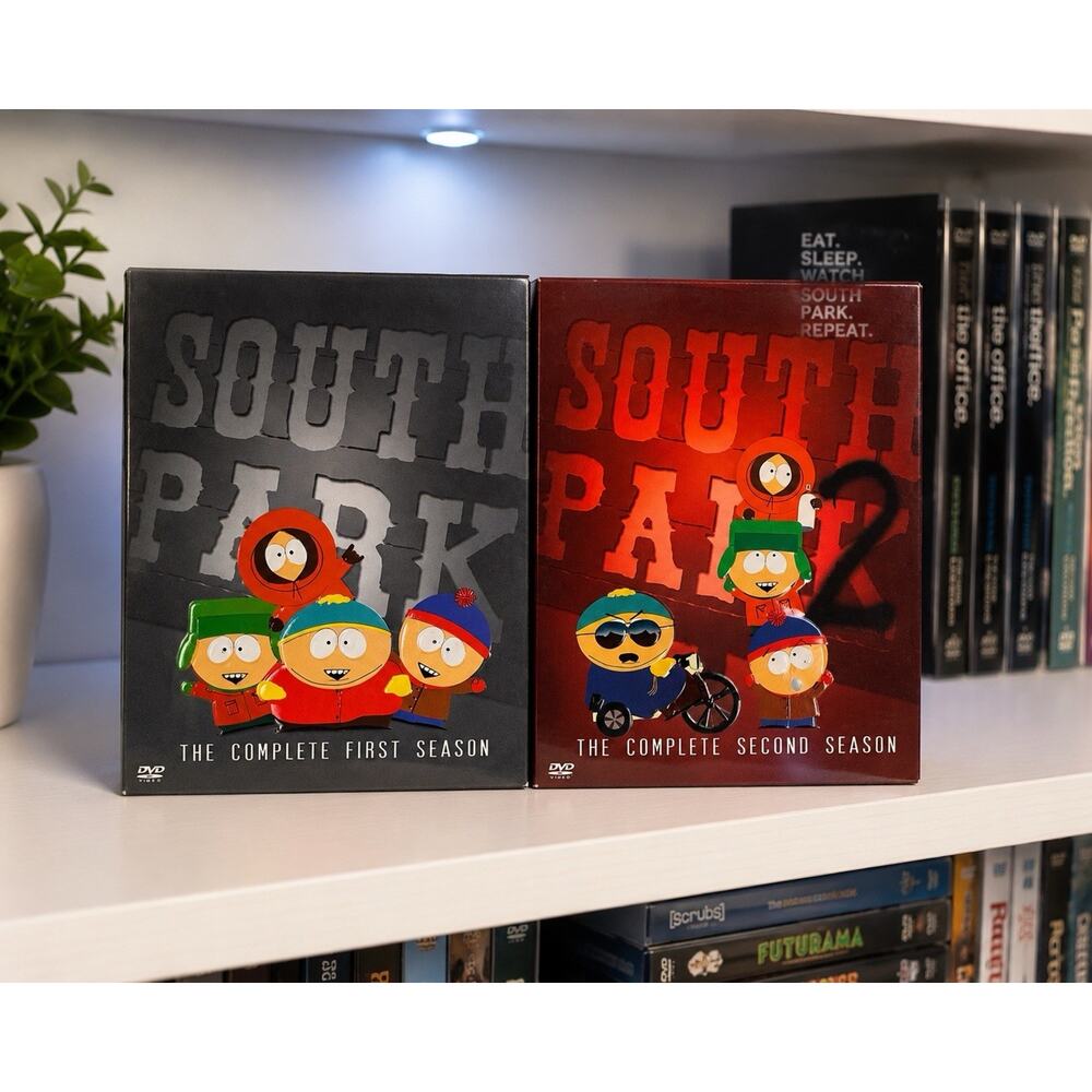 South Park Complete Seasons 1 & 2 DVD Box Set Comedy TV Series Bundle